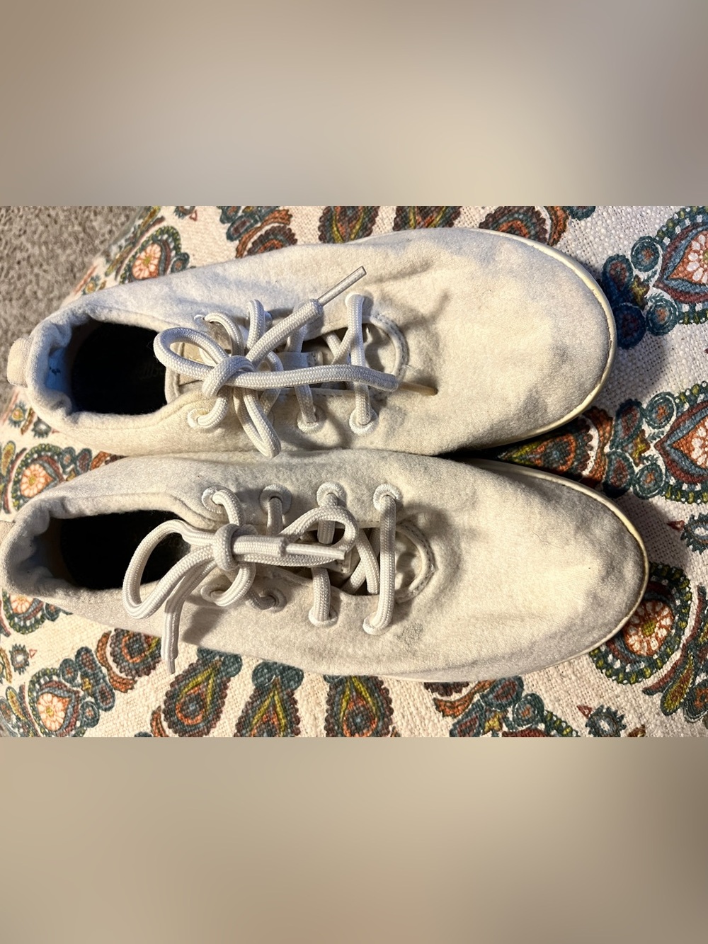 Allbirds Wool Runners Natural White Shoes Women 9 (narrow) All Birds